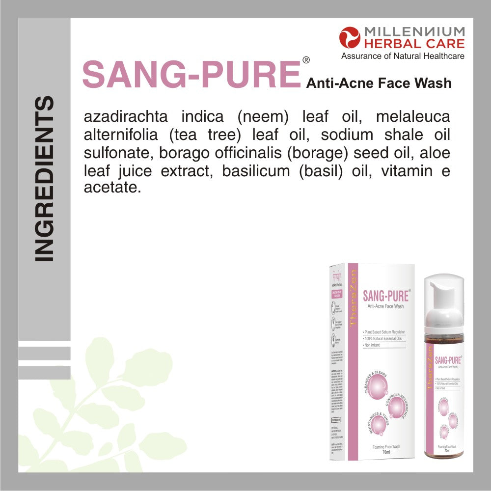 Ingredients of Sang-Pure Face Wash