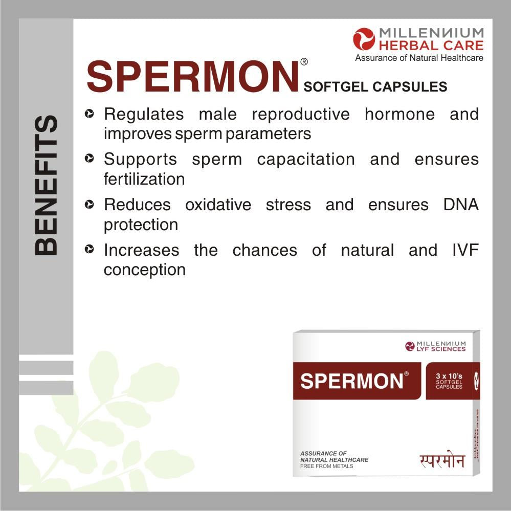 Benefits of Spermon Softgel Capsules